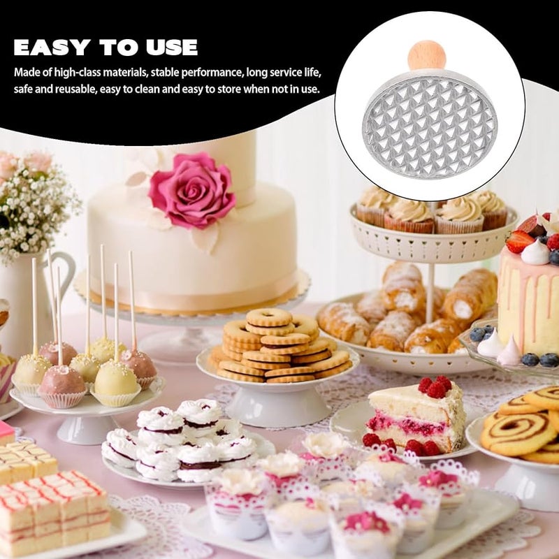 Zinc Alloy Cookie Mold with Ergonomic Handle Non Stick Biscuit Cutter DIY Baking Supply - Image 4